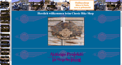 Desktop Screenshot of classic-bike-shop.de