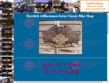 Tablet Screenshot of classic-bike-shop.de